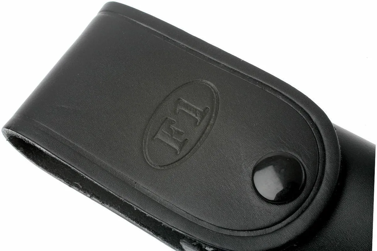 Fällkniven funda de cuero para F1, cerrado