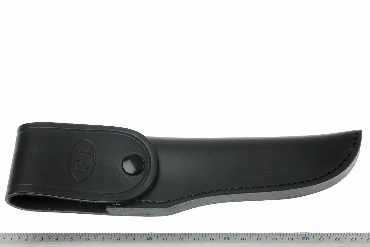Fällkniven funda de cuero para F1, cerrado