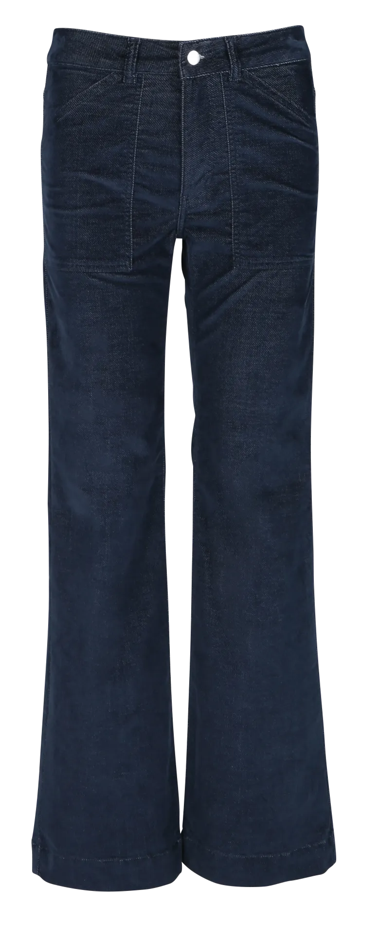 GATSBY  PANTALóN EVASé DE MEZCLA DE ALGODóN EN AZUL