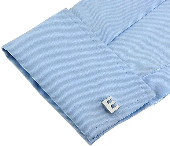 Gemelos para camisa Inicial E