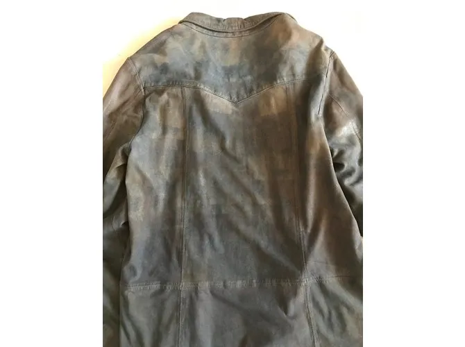 Goosecraft Camisa de gamuza Azul 