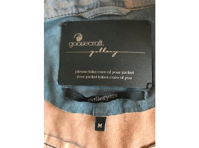 Goosecraft Camisa de gamuza Azul 