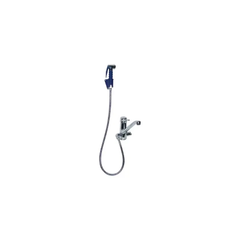 Grifo monomando 2 aguas ducha y soporte pared Edenox
