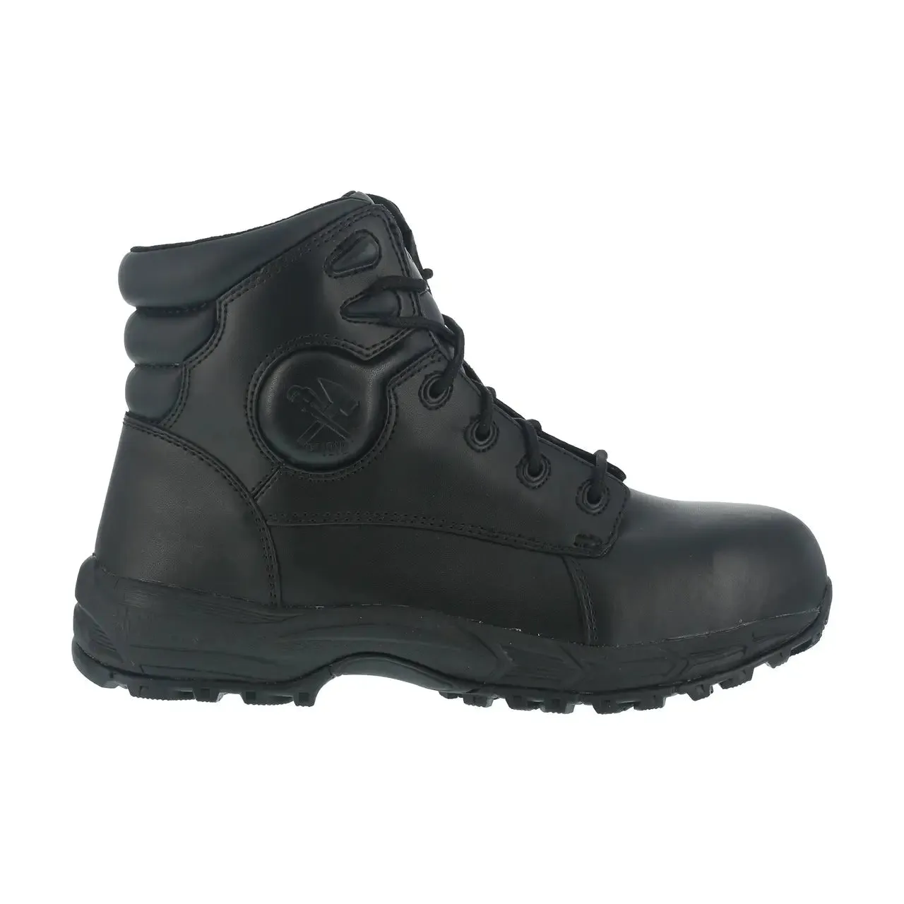 GROUND FINISH STEELTOE 6" WORK BOOT BLACK