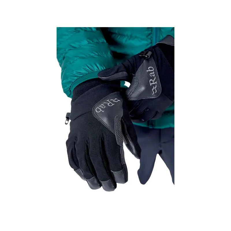 Guantes de esquí Rab Velocity Guide (Negro)