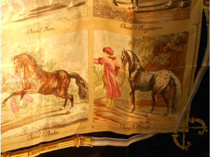 Hermès raza de caballo Beige 