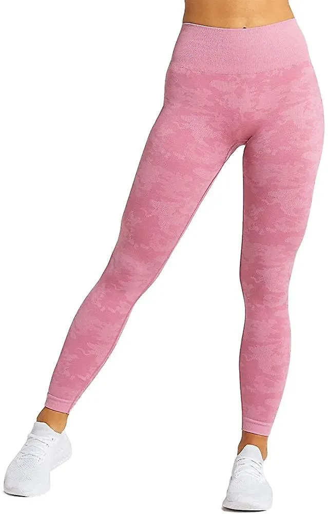High Waist Camo Seamless Leggings For Women Gym Capri Tights Yoga Pants Girls