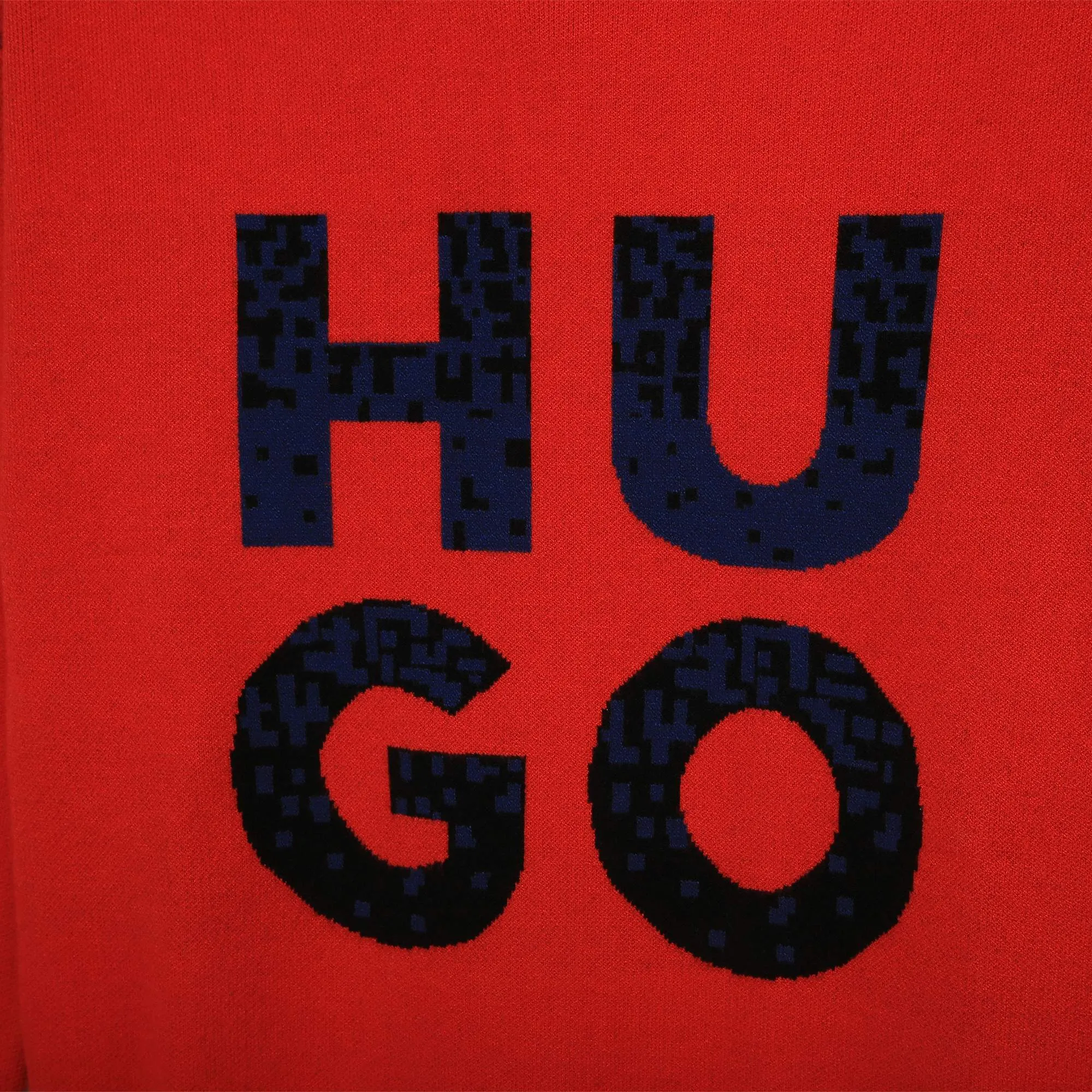 HUGO Jersey con capucha y jacquard