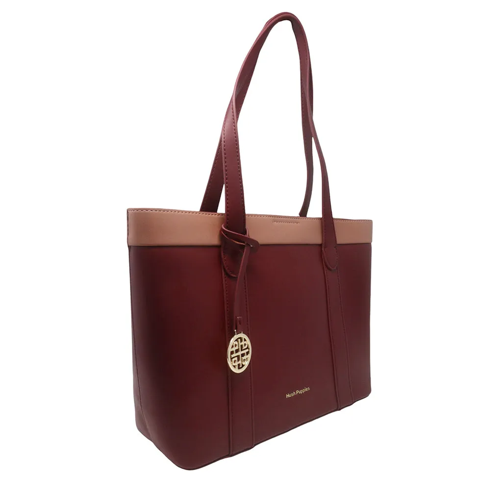 HUSH PUPPIES Cartera Gioconda burgundy para mujer