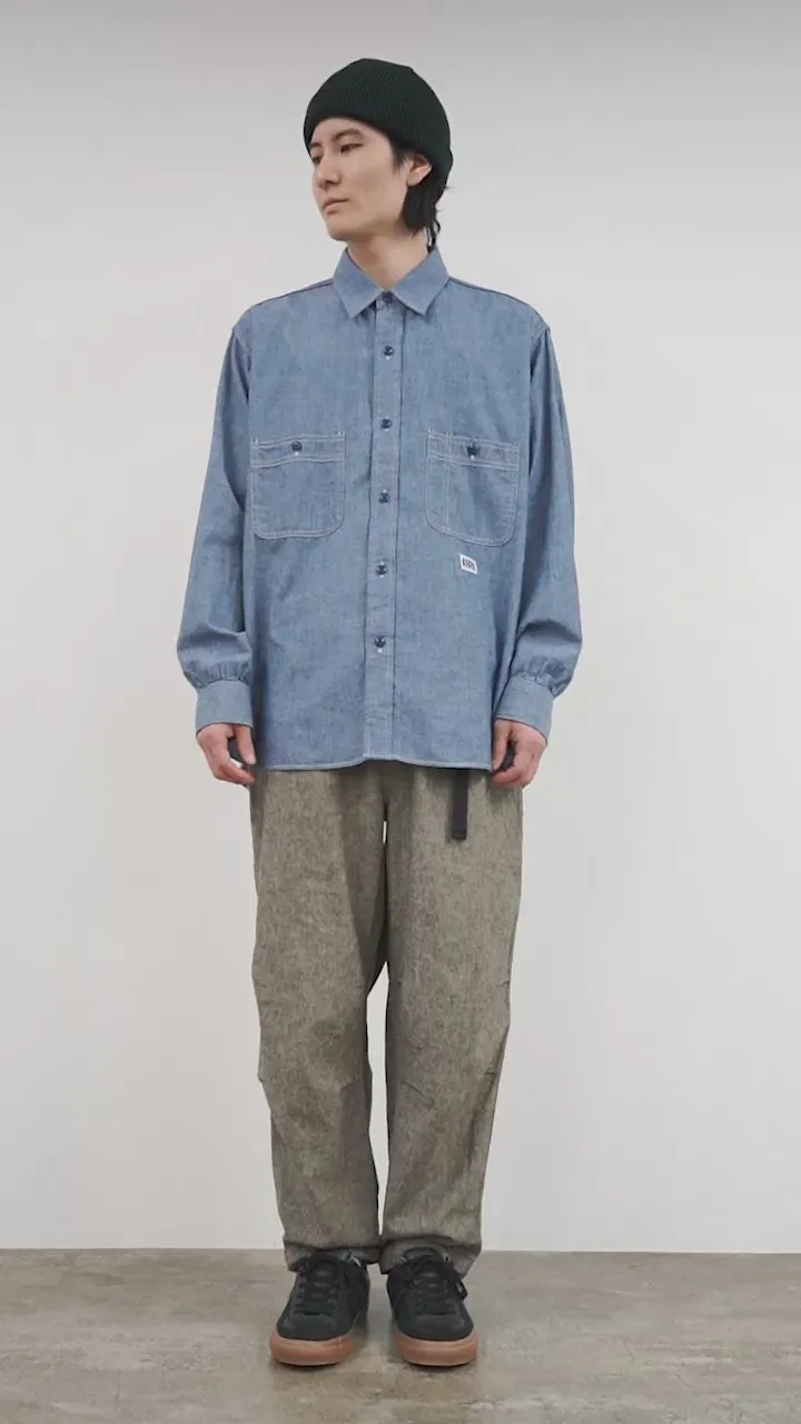 Ilcio una ochenta / pantalones de lino de brezo