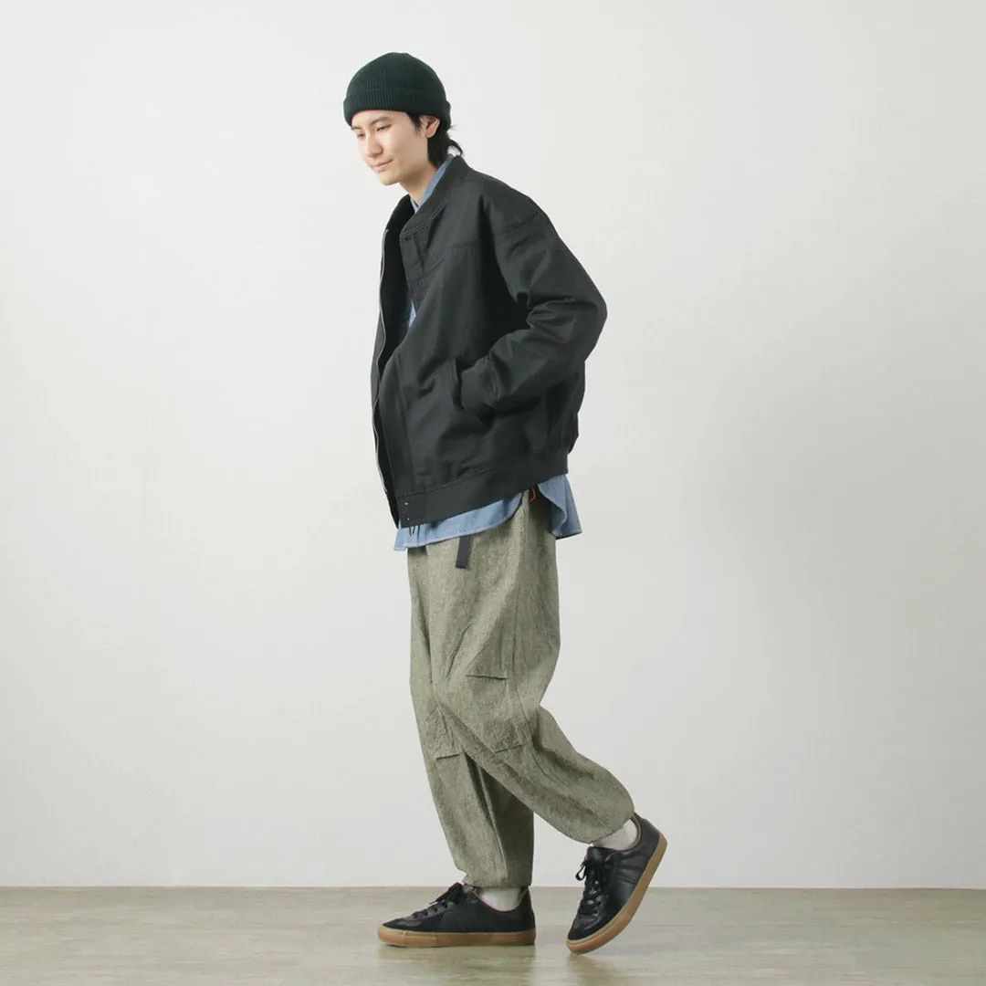Ilcio una ochenta / pantalones de lino de brezo