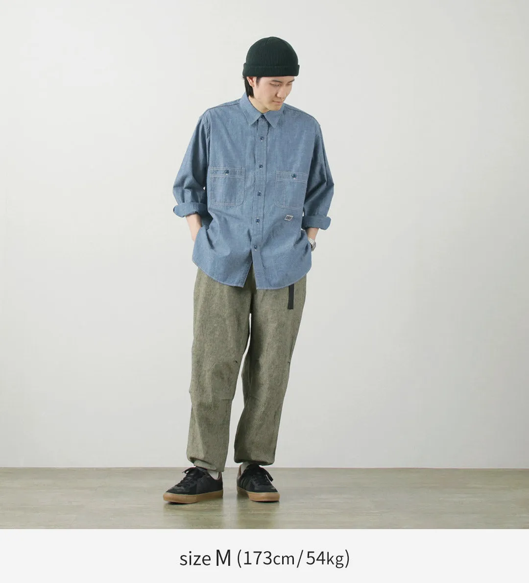 Ilcio una ochenta / pantalones de lino de brezo