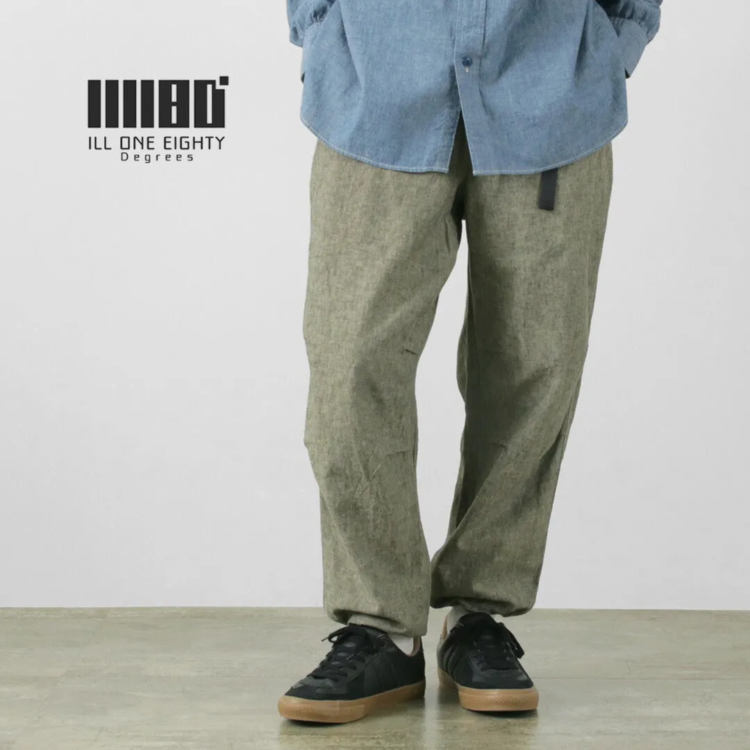 Ilcio una ochenta / pantalones de lino de brezo