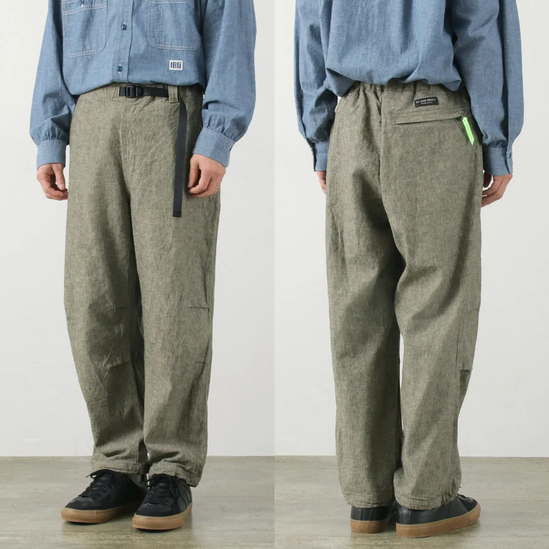 Ilcio una ochenta / pantalones de lino de brezo