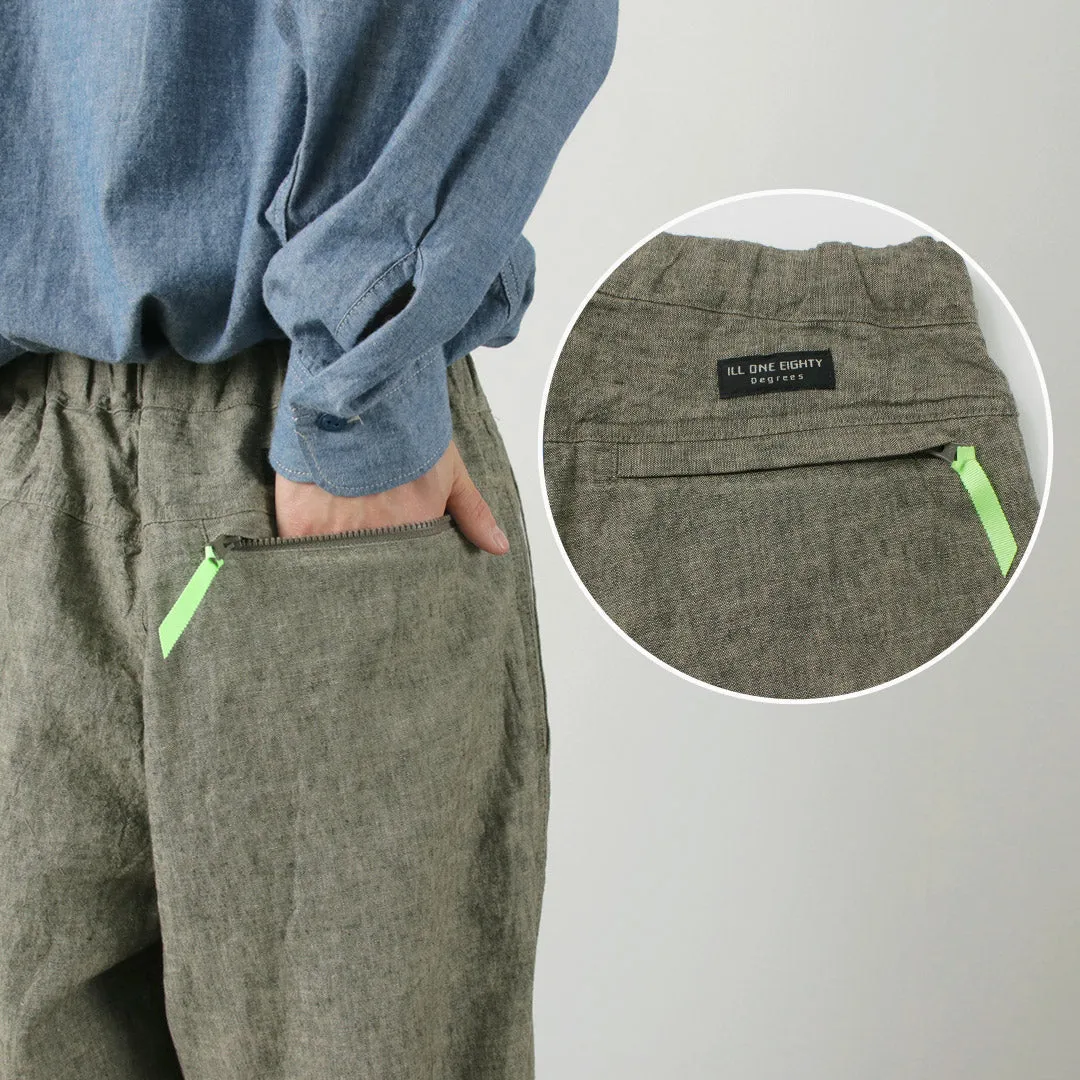Ilcio una ochenta / pantalones de lino de brezo