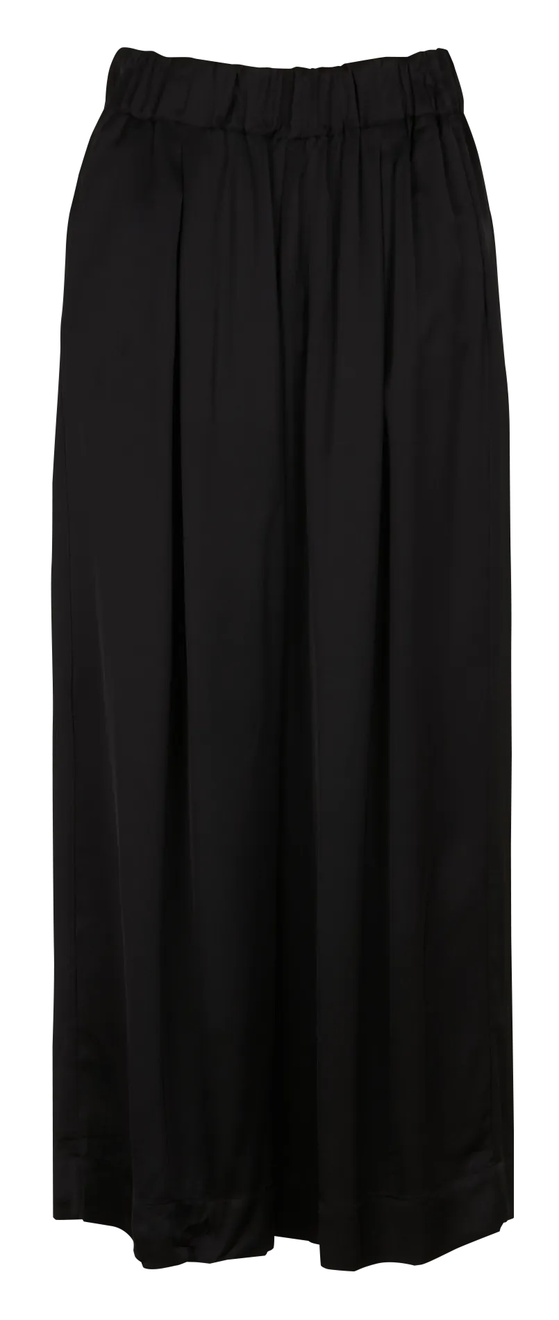 ISLA NIGHT  PANTALóN ANCHO VAPOROSO DE TALLE ALTO EN NEGRO