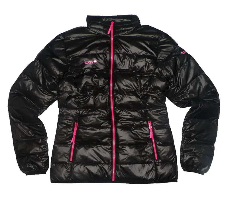 Izas Chaqueta Pluma Mujer Pisa (negro/fuxia)