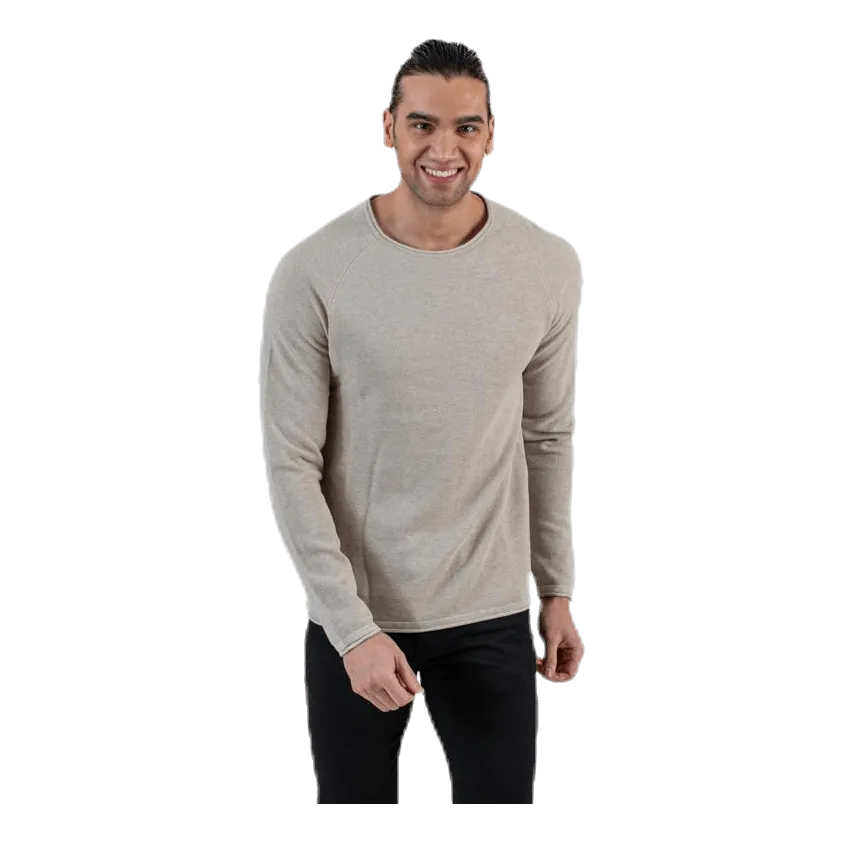 Jack & Jones Hill Knit Crew Neck Grey