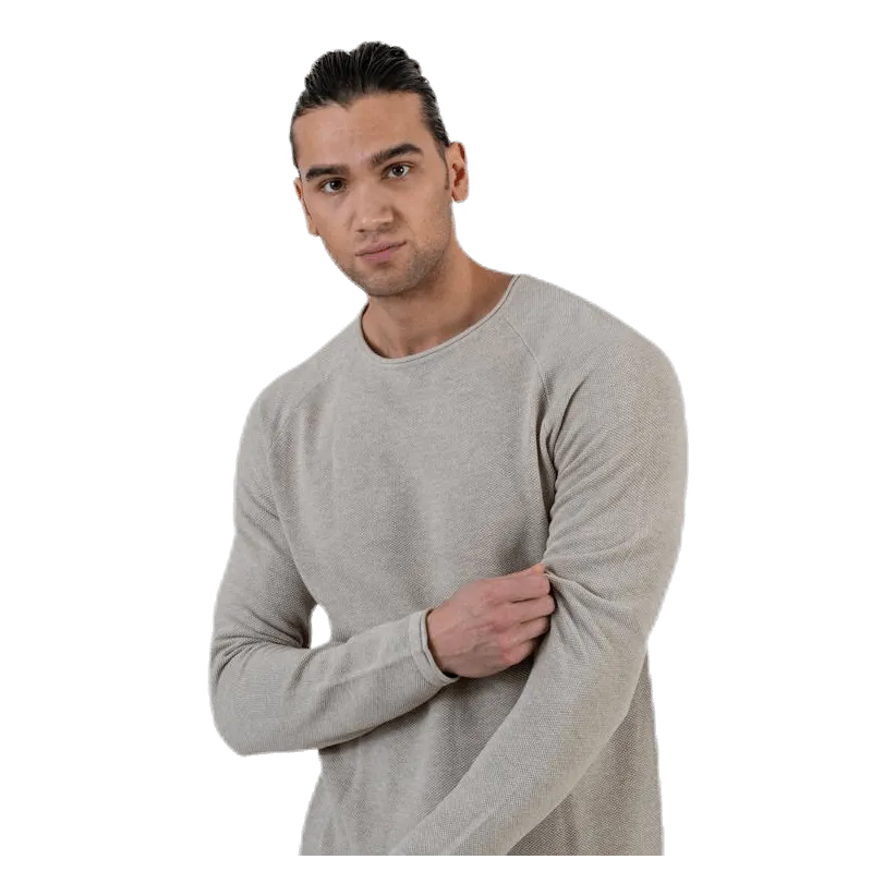 Jack & Jones Hill Knit Crew Neck Grey