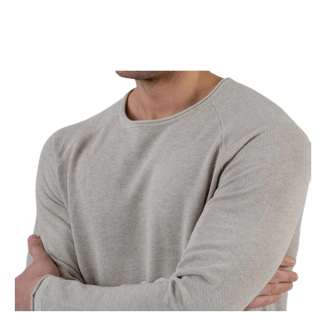 Jack & Jones Hill Knit Crew Neck Grey