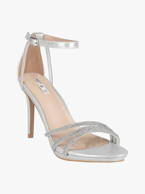 Keys Sandalias mujer tacón pedrería