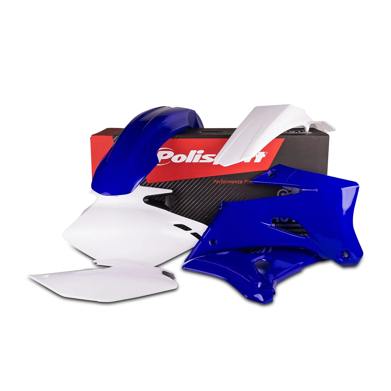 KIT DE PLáSTICOS POLISPORT STANDARD ENDURO AZULBLANCO 