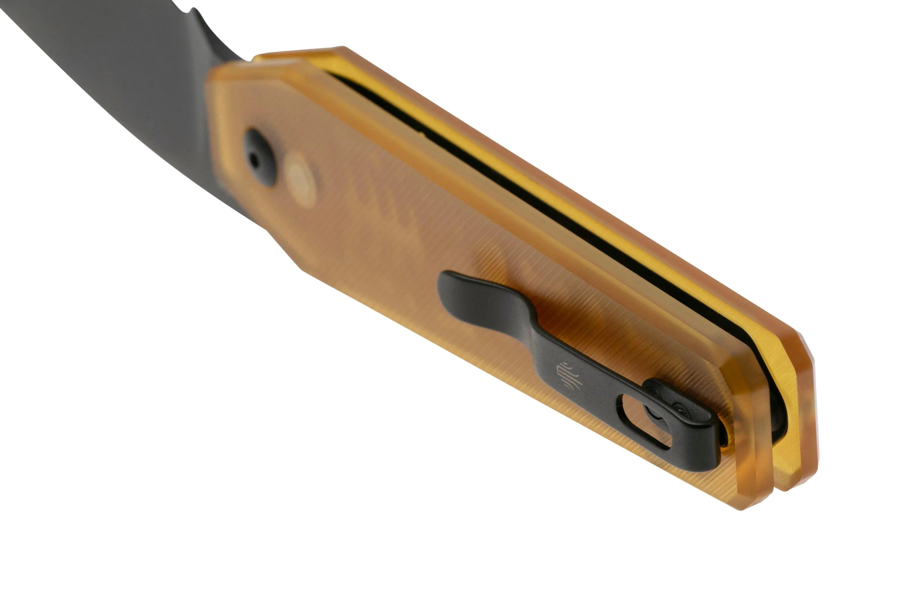 KIZER TOMB V3692A1, BLACK NITROV, YELLOW PEI NAVAJA, DISEñO DE BRADLEY DIAZ