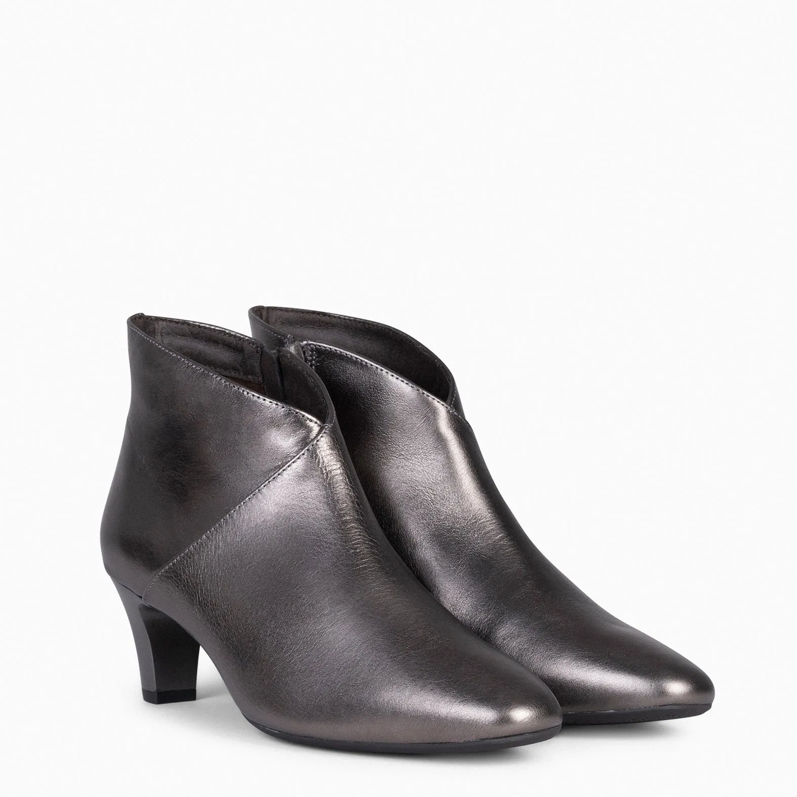 LADY  BOTINES NAPA MUJER PLATA VIEJA