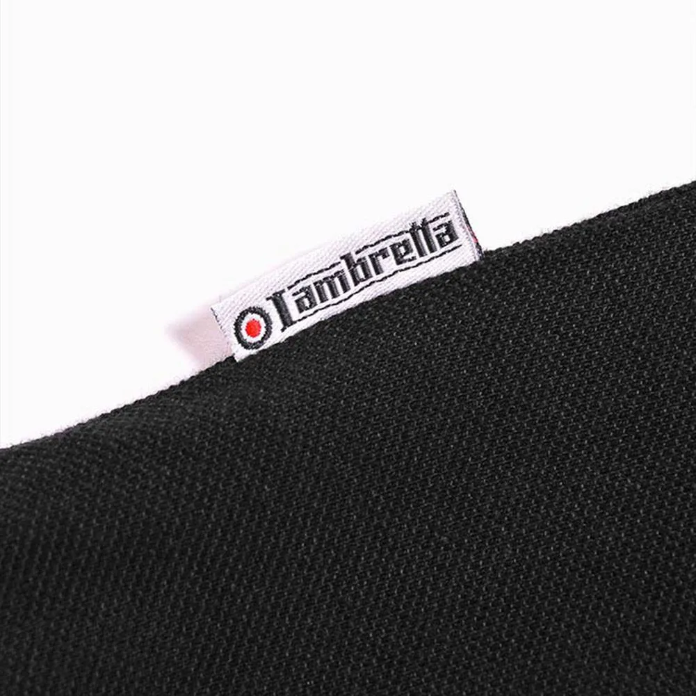 LAMBRETTA PUNTA DOBLE HOMBRE POLO DE MANGA LARGA SS3224B/W