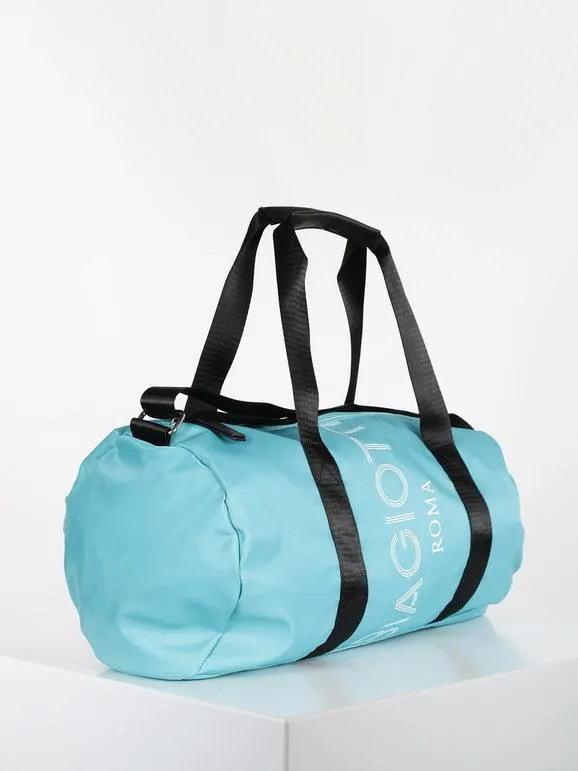 Laura Biagiotti Bolsa de viaje de nailon con escritura