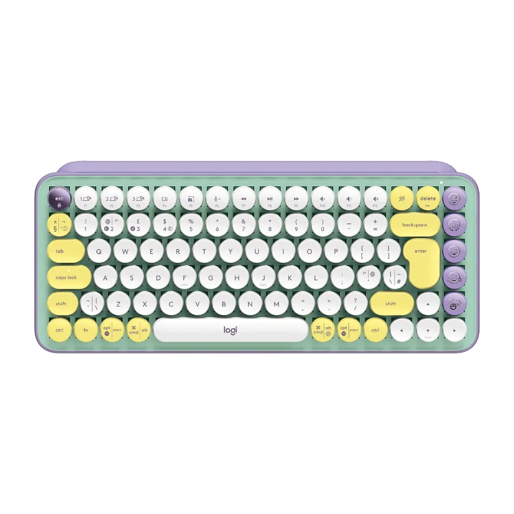 Logitech Teclado Inalámbrico Ergonómico Pop Keys