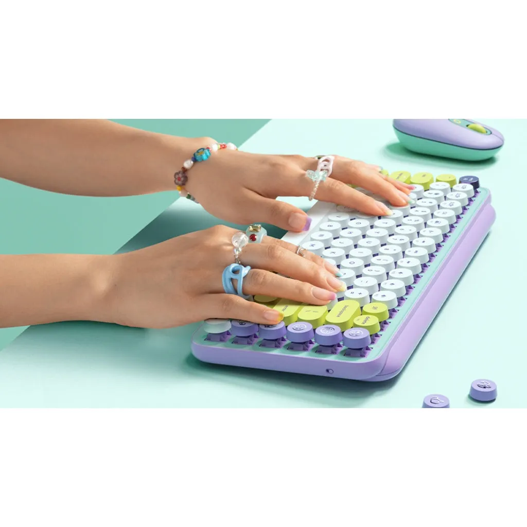 Logitech Teclado Inalámbrico Ergonómico Pop Keys