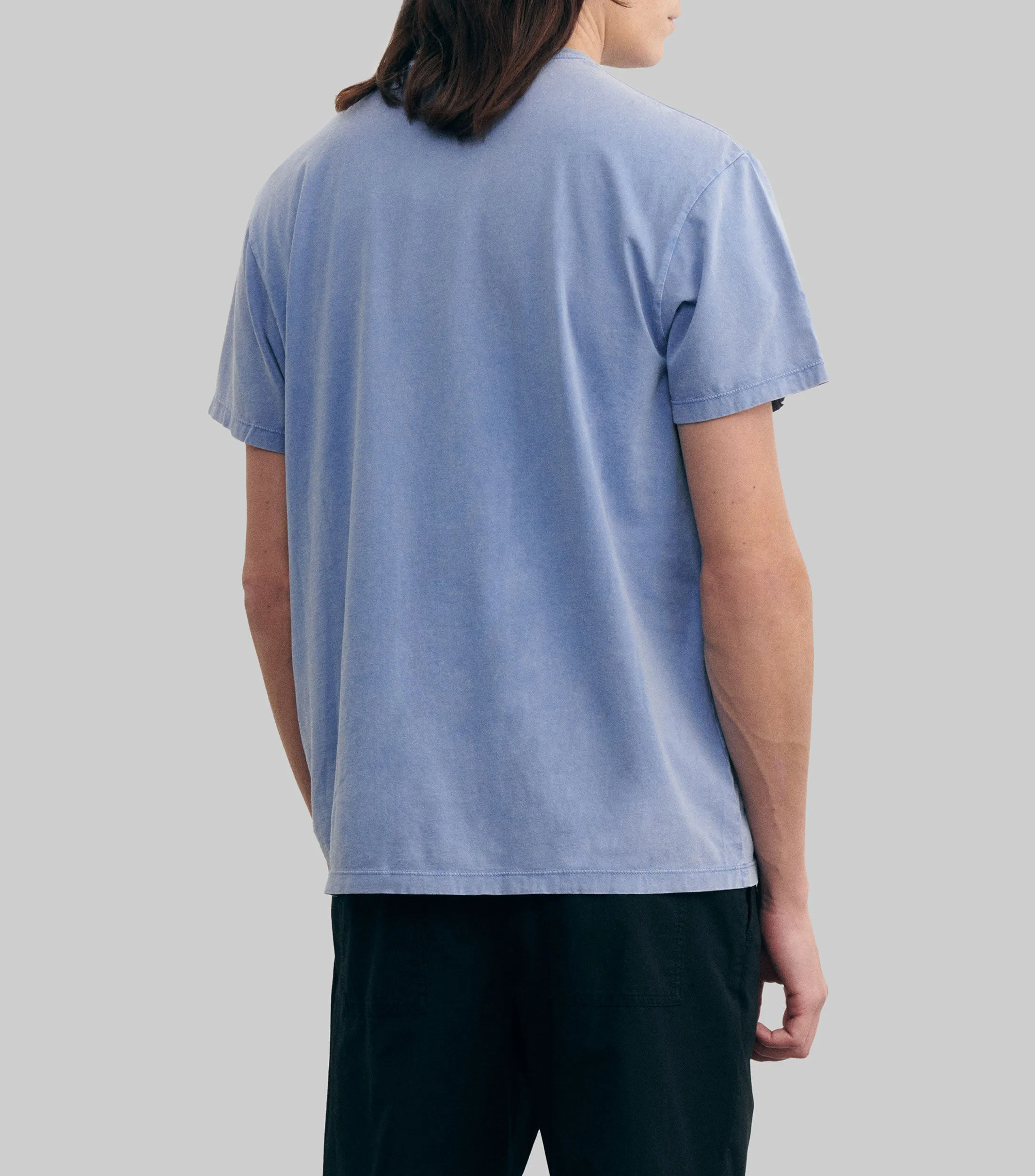 Maison Labiche Playera de cuello redondo y manga corta con bordado Hombre