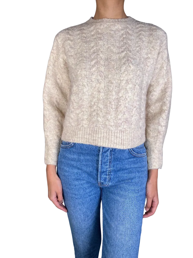 MANGO Sweater Beige
