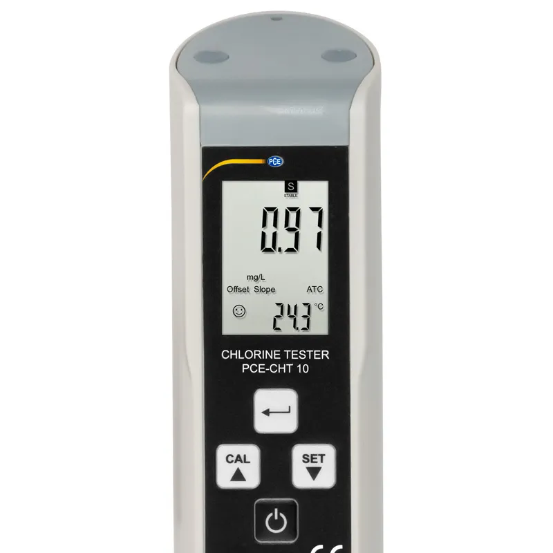 MEDIDOR PORTáTIL PCECHT, DETERMINACIóN DEL CLORO Y TEMPERATURA, RANGO DE MEDICIóN 0  10 MG/L