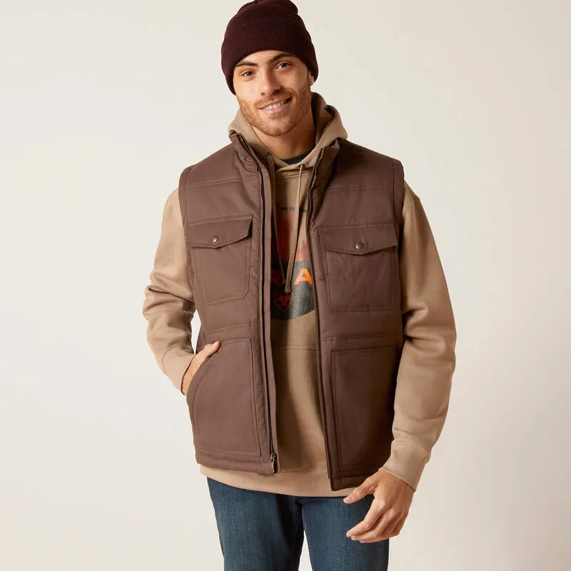 MEN'S ARIAT GRIZZLY 2.0 CANVAS CONCEAL AND CARRY VEST