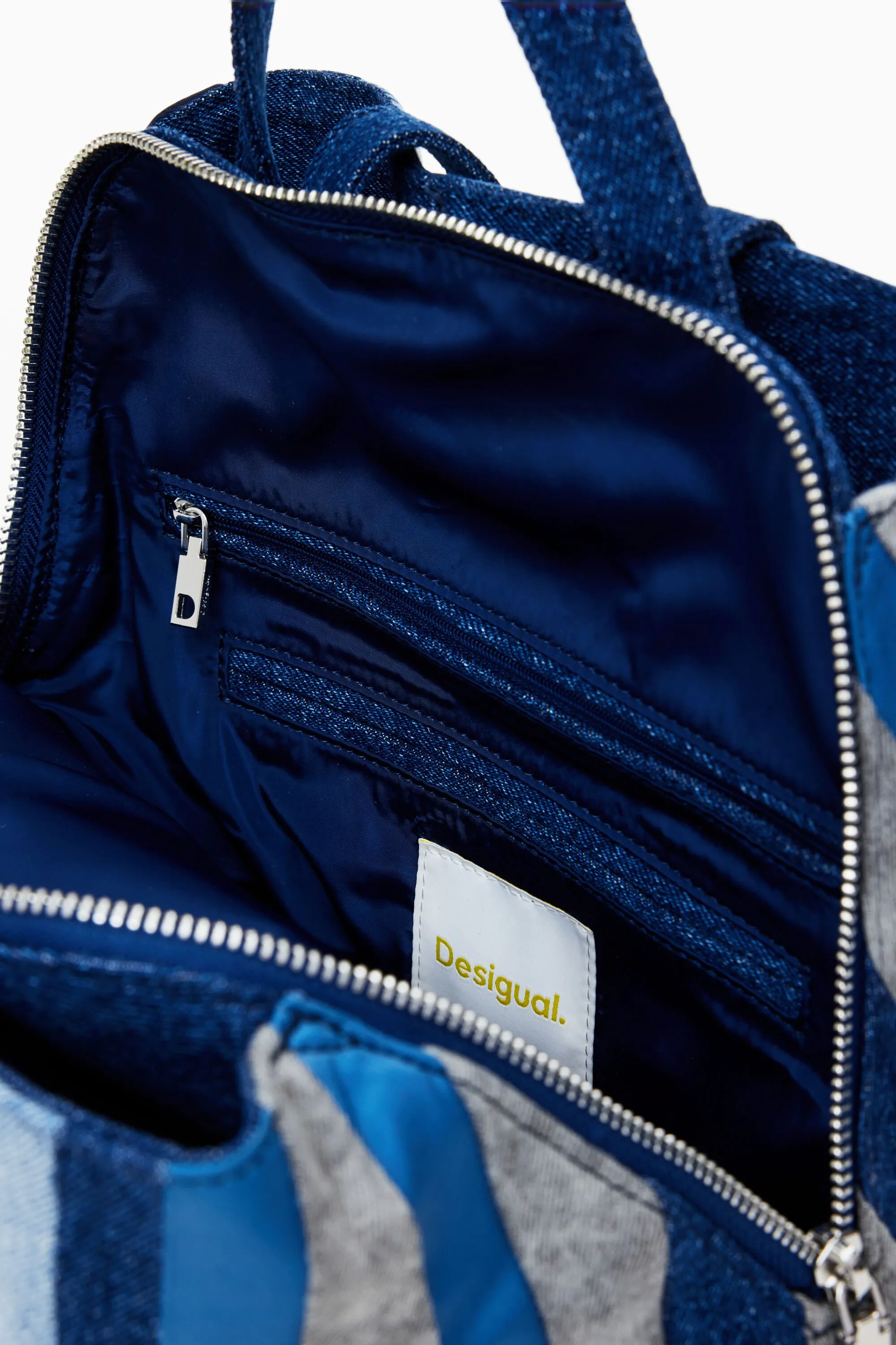 Mochila parches denim