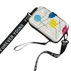 Moda Para Mujer Bolso de Mano Hip Hop Graffiti Patrón Duro PVC Bolso de Hombro 6419