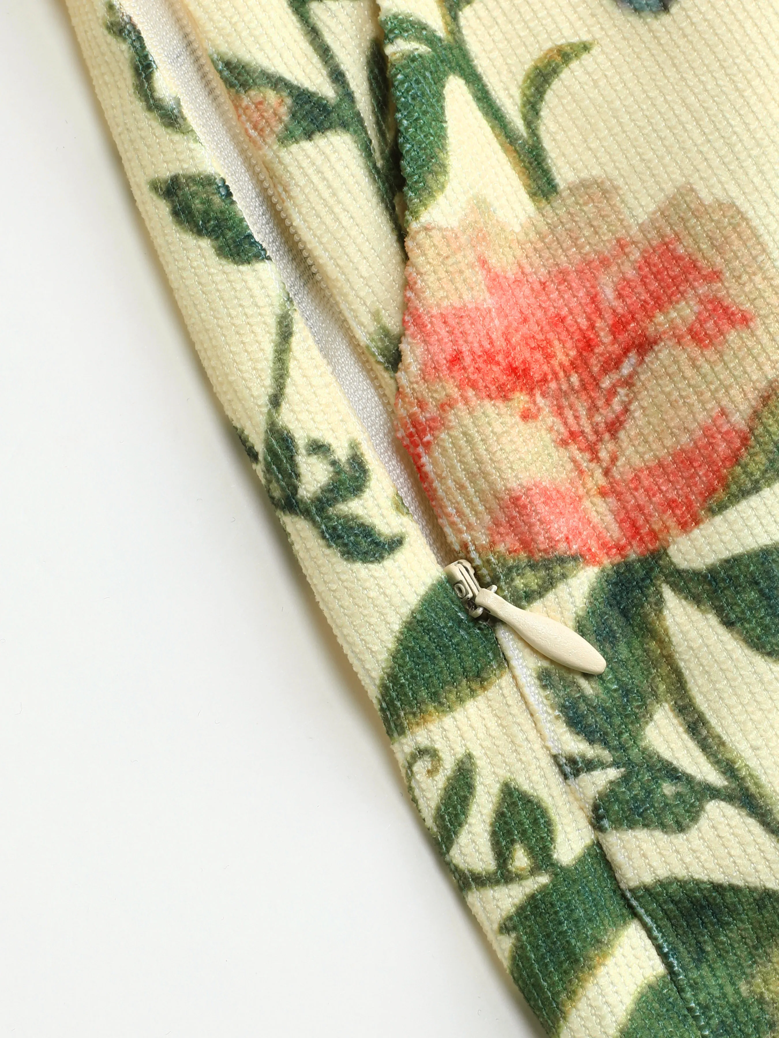 Mono de Pana con Botones y Estampado Floral Curvy