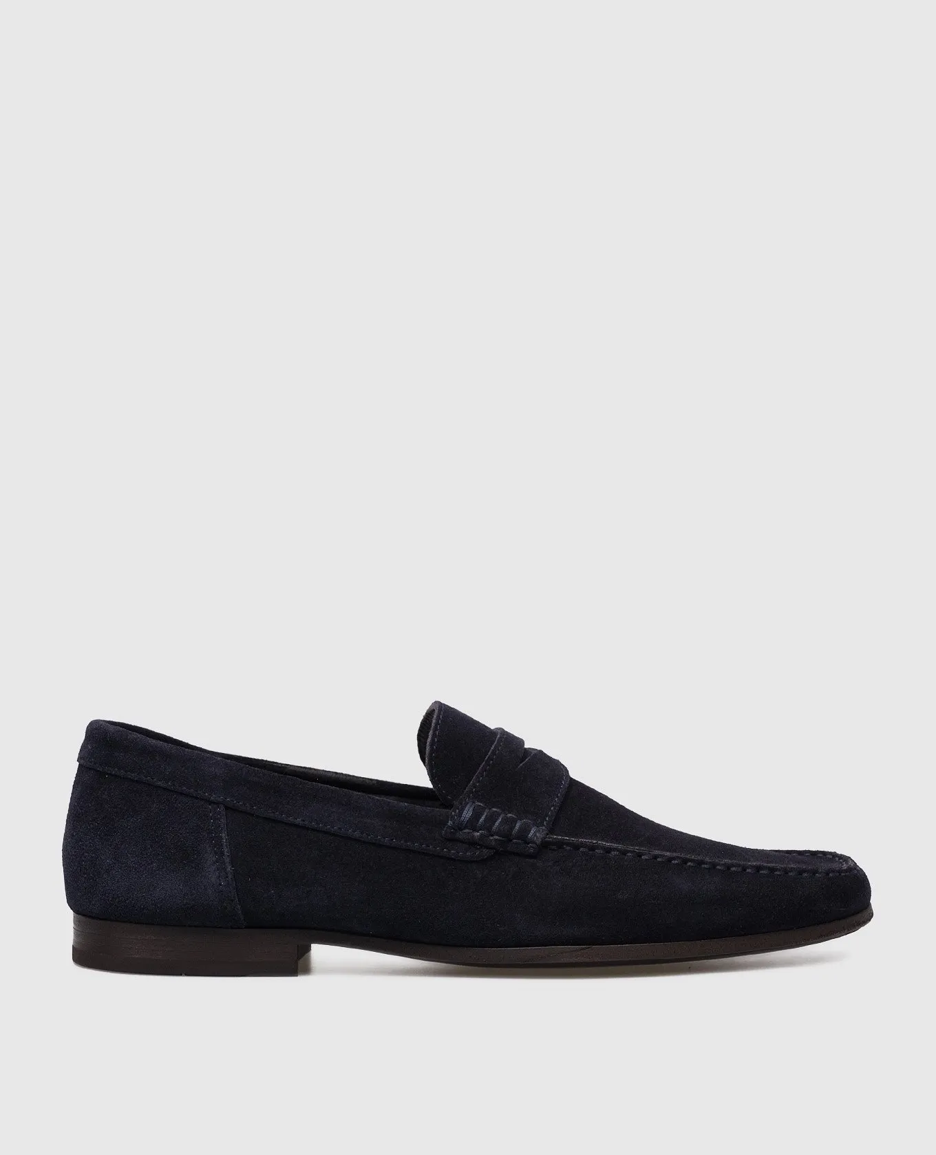 MooRER CESETTI blue suede loafers