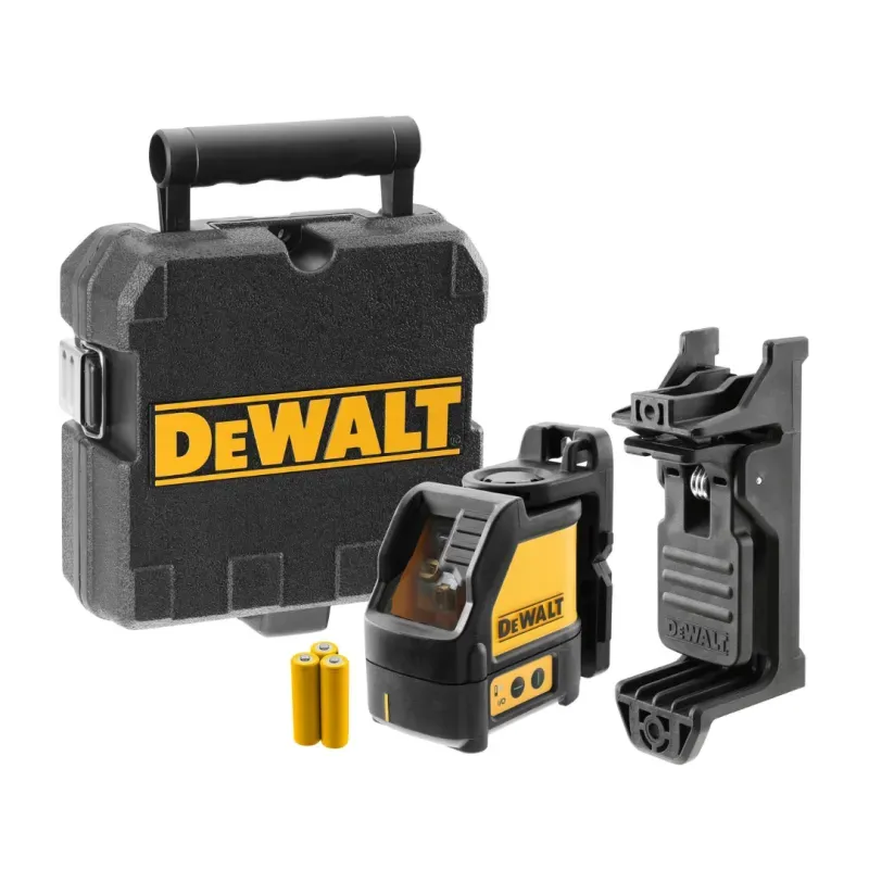 NIVEL LáSER AUTONIVELANTE VERDE DE 2 LíNEAS EN CRUZ DEWALT DW088CGXJ