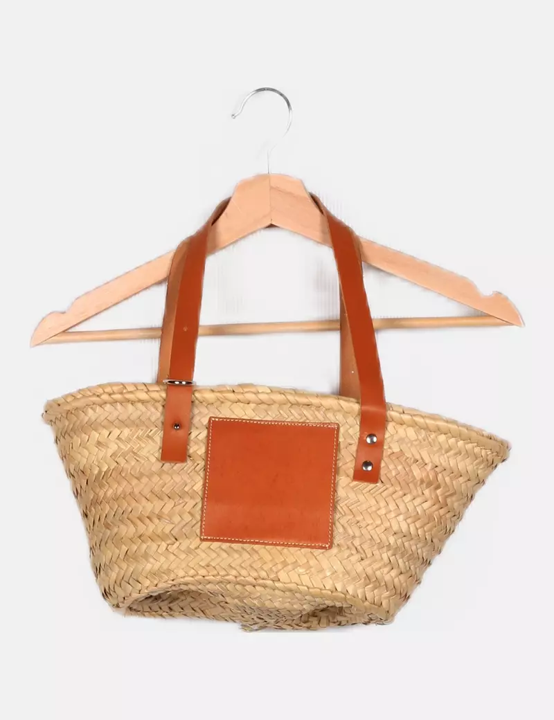 NoName Capazo beige de mano