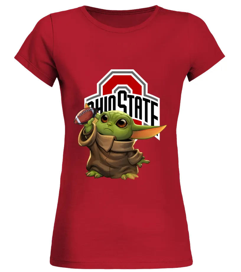 OHSB BABY YODA TSHIRT CAMISETA CUELLO REDONDO MUJER