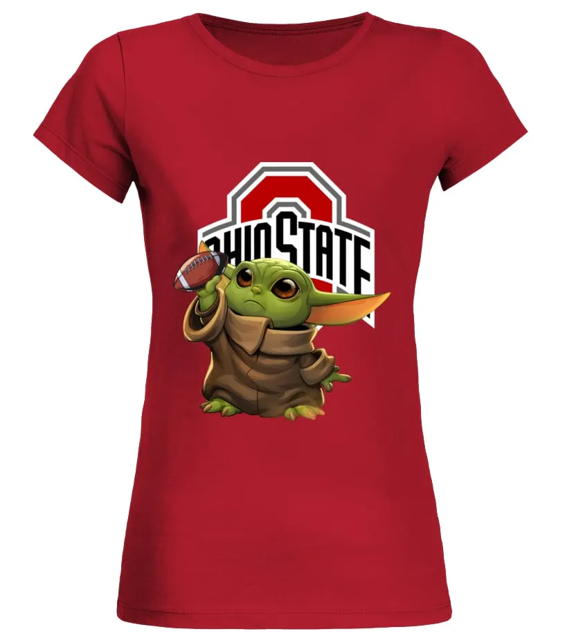OHSB BABY YODA TSHIRT CAMISETA CUELLO REDONDO MUJER