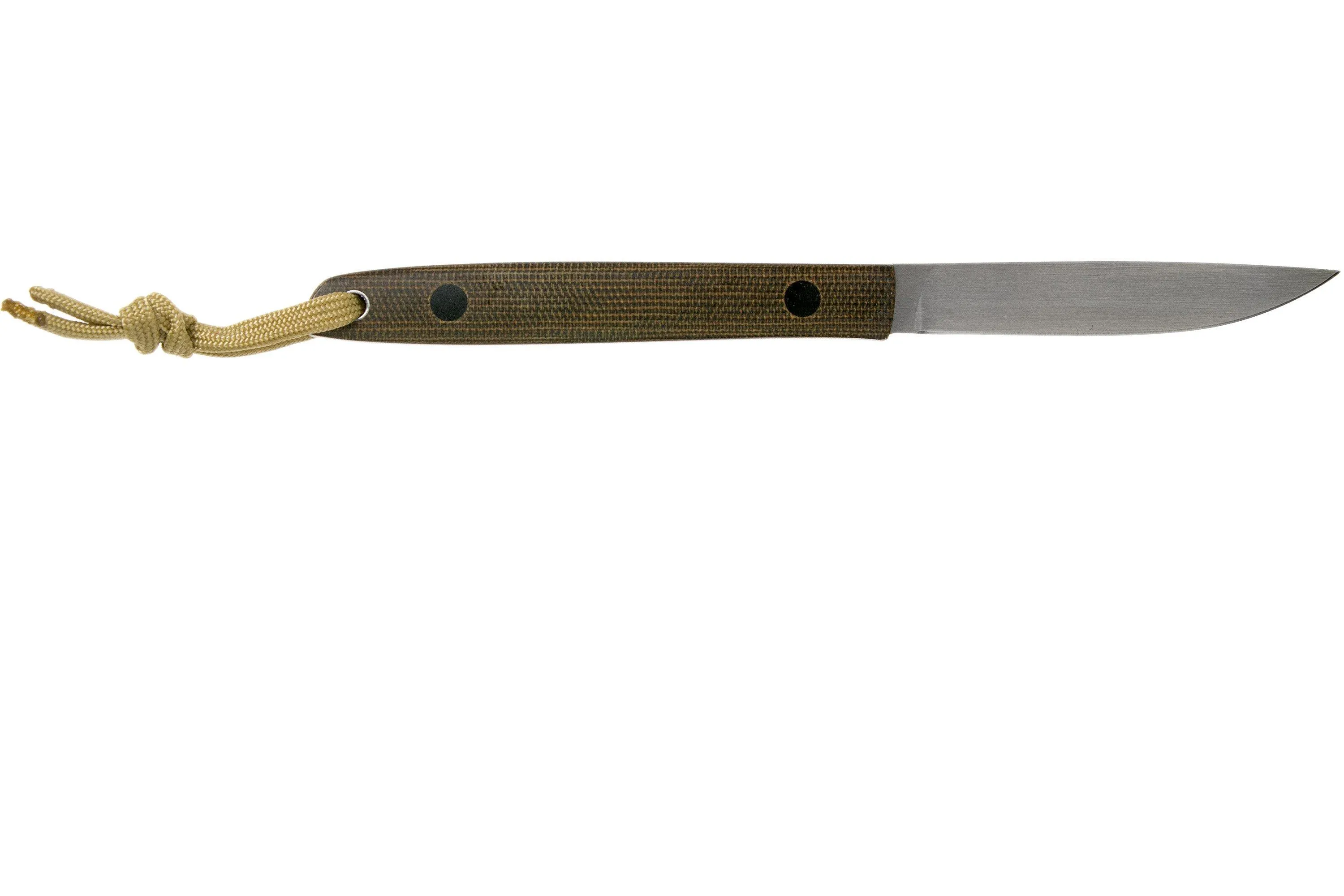 Ohta OFB SS 75 Green Canvas Micarta cuchillo fijo