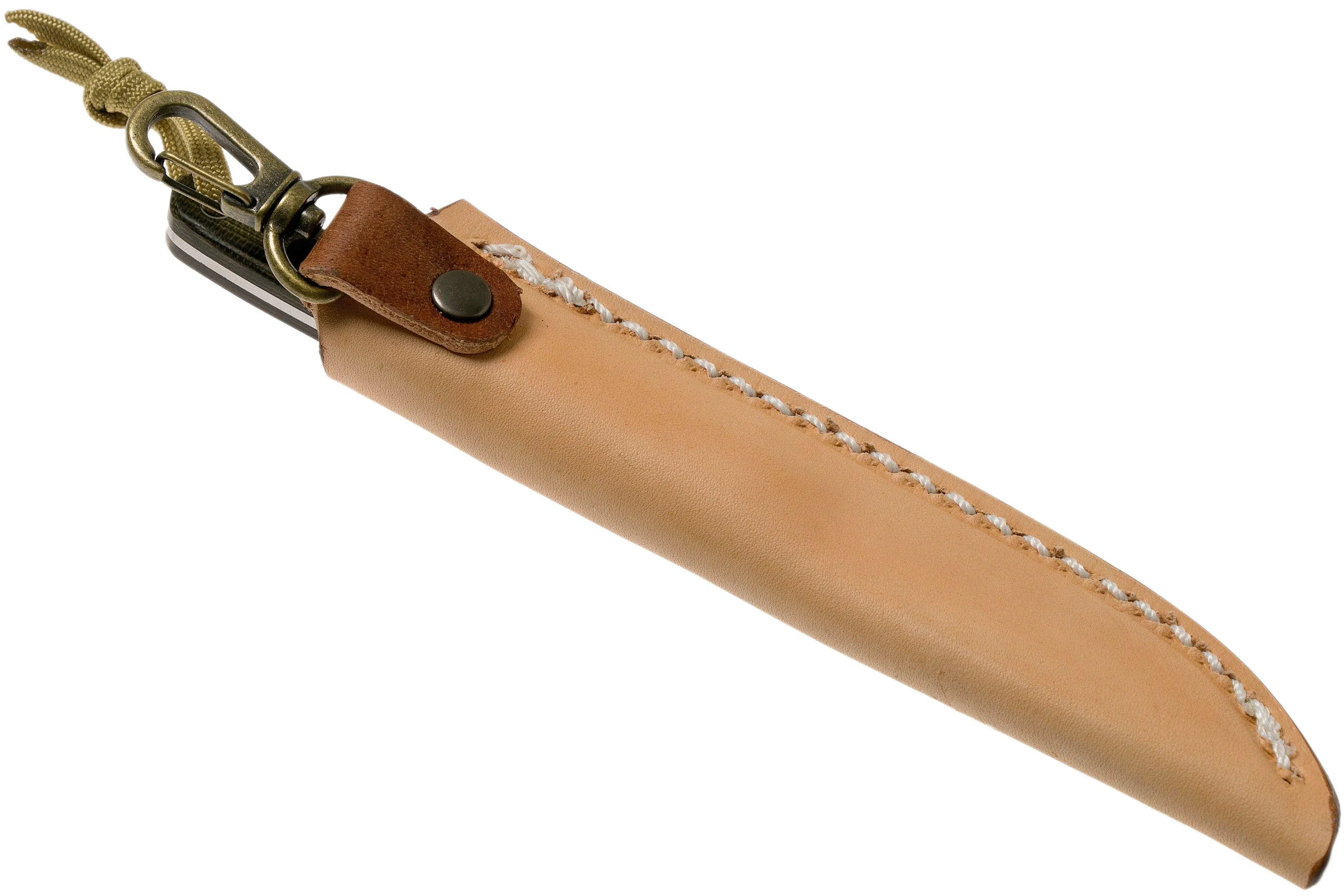 Ohta OFB SS 75 Green Canvas Micarta cuchillo fijo