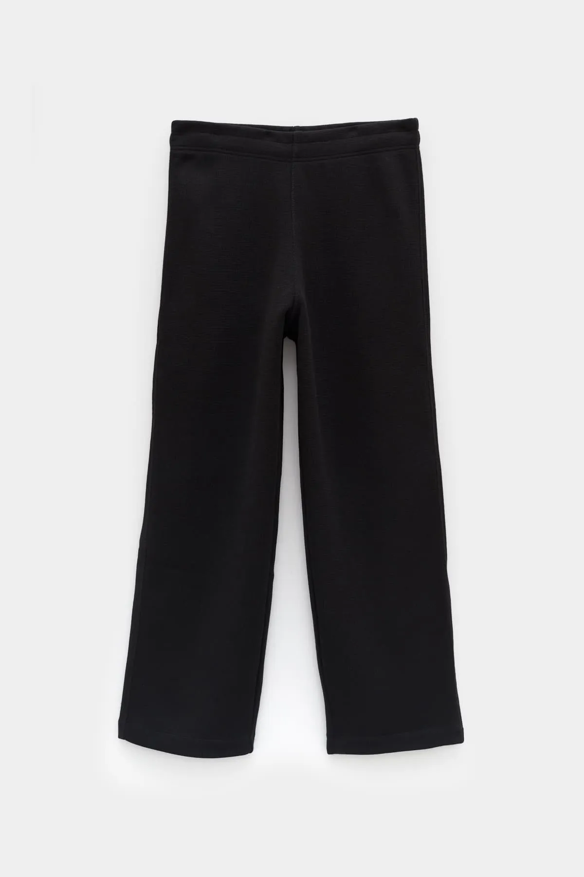 OUR LEGACY BLACK PSEUDO KNIT REDUCED TROUSER