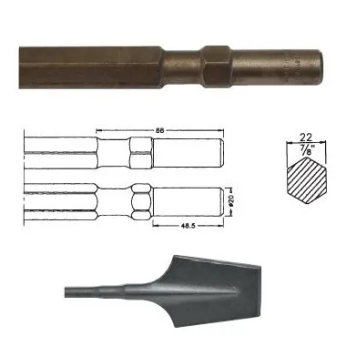 Pala Hilti TP800 / TE804 de 80x440mm