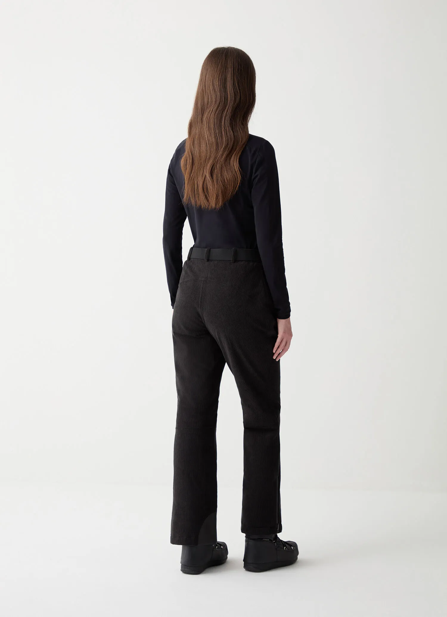 Pantalón de esquí acolchado de terciopelo