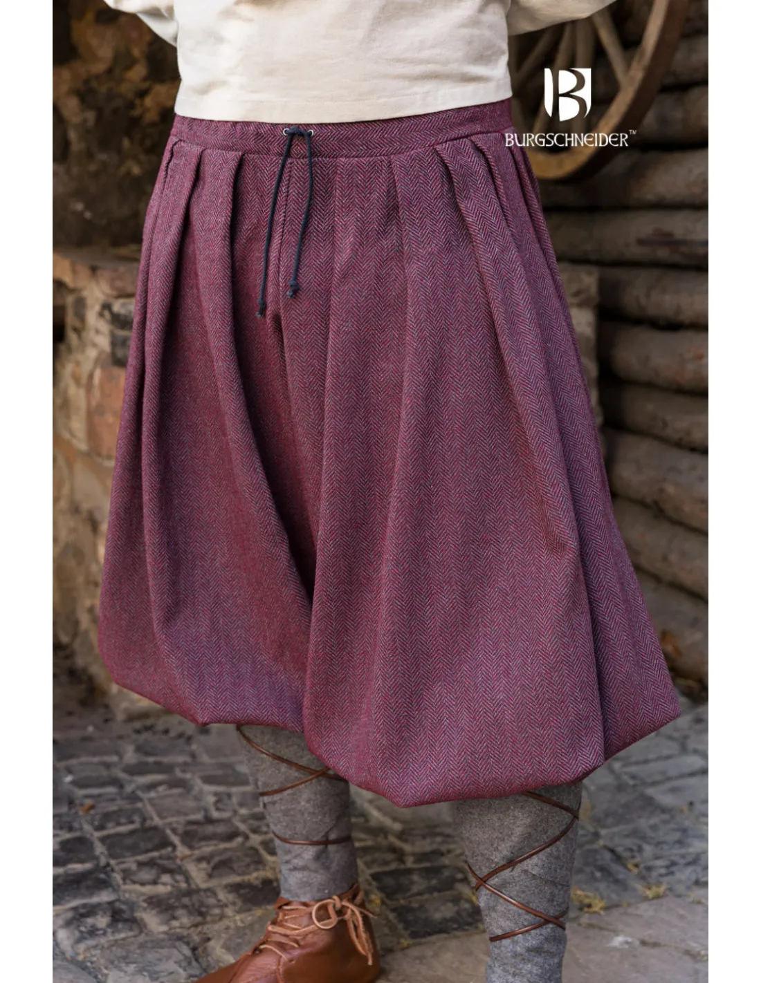 PANTALONES ANCHOS MODELO RUS BORYS, GRANATEGRIS